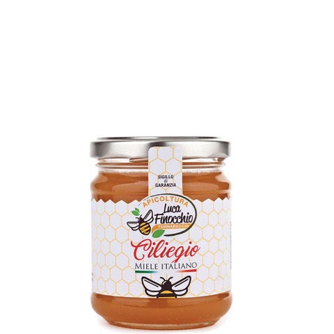 Miele di Ciliegio Apicoltura Luca Finocchio Vaso 500 Gr