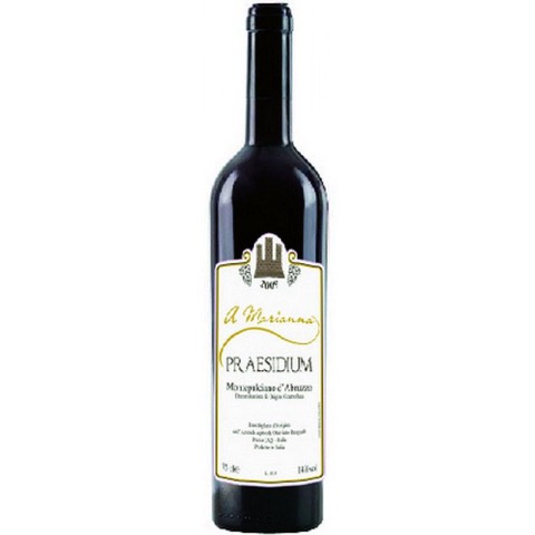 Montepulciano D'Abruzzo Riserva A Marianna Praesidium 2015