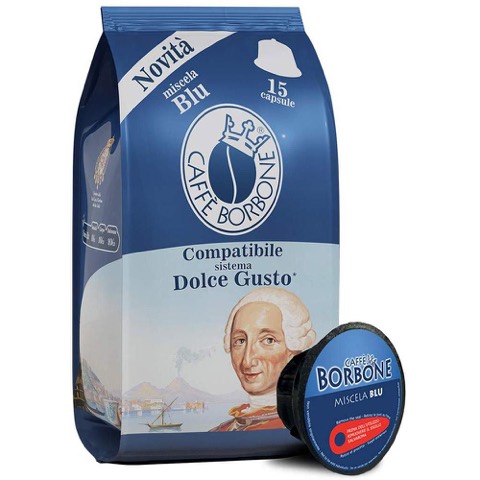 Capsule Dolce Gusto Caffè Blu Borbone Confezione 15 pz