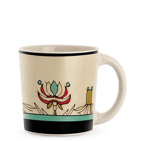 Mug Mediterraneo Fascia Turchese in Stoneware Egan