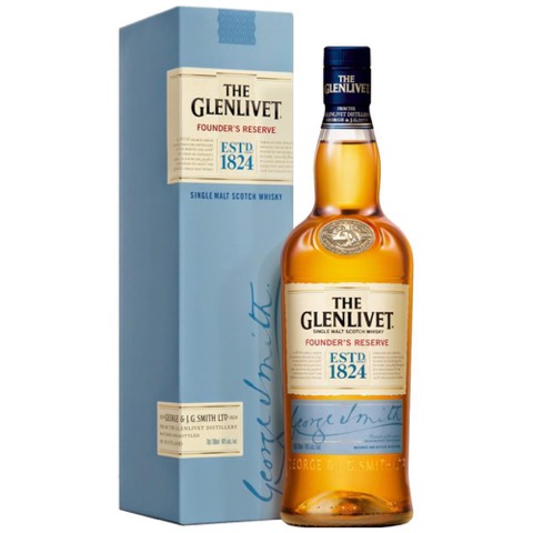 Whisky Single Malt Scotch Founder's Rserve Glenlivet 70 Cl