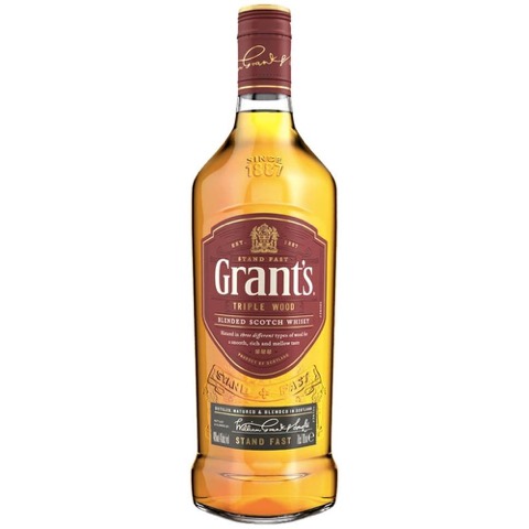Whisky Scotch Blended triple Wood Grant's 70 Cl