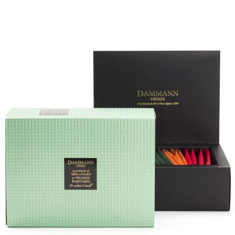 Assortimento di Tisane e Infusi Coffret Rève Dammann Freres Cofanetto 20 Bustine