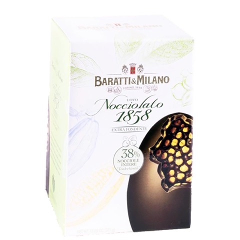 Uovo Nocciolato 1858 Extra Fondente Baratti & Milano 370 Gr