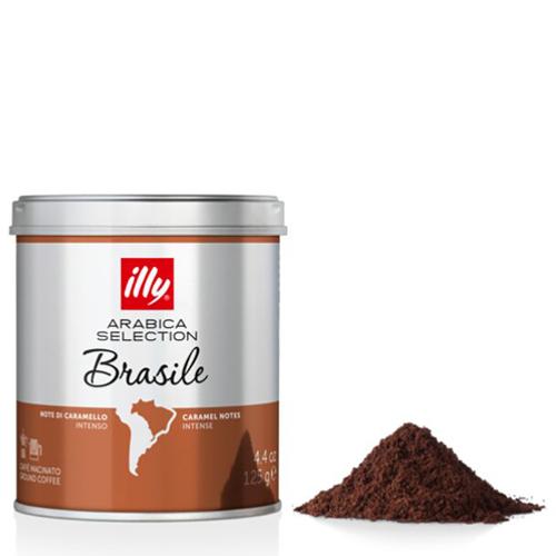 Caffè Espresso Macinato Monoarabica Brasile Illy Barattolo Gr.125