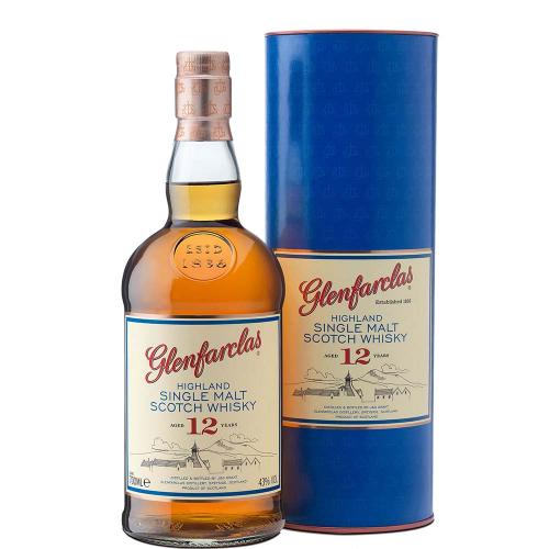 Whisky Single Malt 12 Years Old Highland Glenfarclas 70 Cl in Tubo