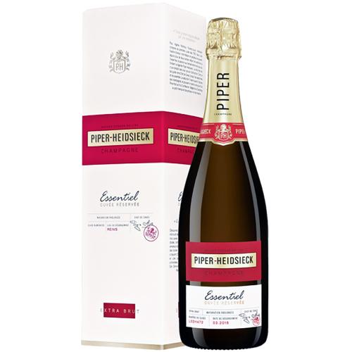 Champagne Extra Brut Cuvee Reserve Essentiel Piper-Heidsieck in Astuccio