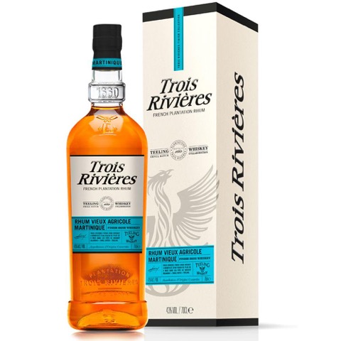 Rum Agricole Vieux Martinica Finish Fut Whiskey Irish Teeling Trois Rivieres 70 Cl in Astuccio