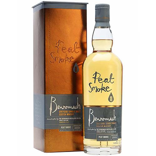 Whisky Scotch Single Malt Speyside Peat Smoke Distilled 2008 Bottled 2017 Benromach 70 Cl in Astuccio