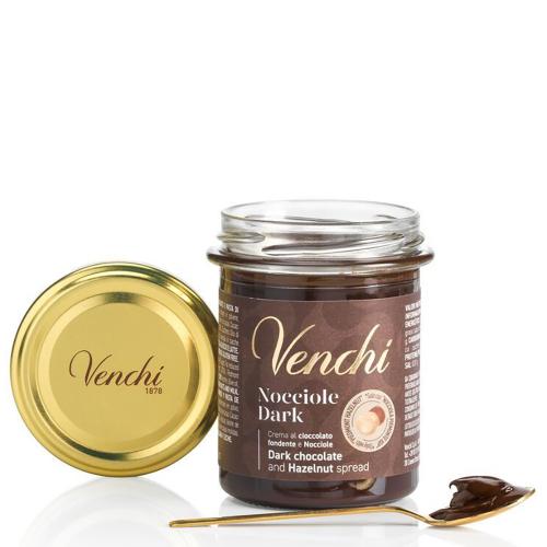 Crema Spalmabile Suprema di Cioccolato Fondente e Nocciole Venchi 200 Gr