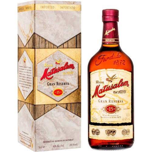 Rum Ron Repubblica Domenicana Gran Reserva 15 Anni Matusalem 70 Cl