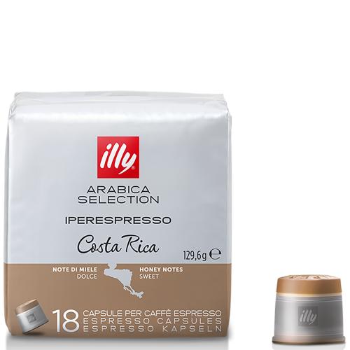 Capsule di Caffè Iperespresso Monoarabica Costarica Illy 18 pezzi