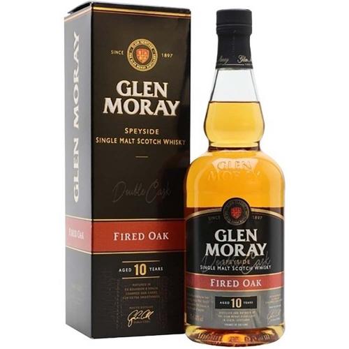 Whisky Single Malt Speyside 10 Years Old Double Cask Fired Oak Glen Moray Distillery 70 Cl in Astuccio