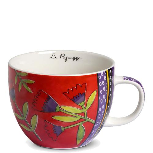 Tazza Colazione Le Pupazze Rossa Egan Ml 600