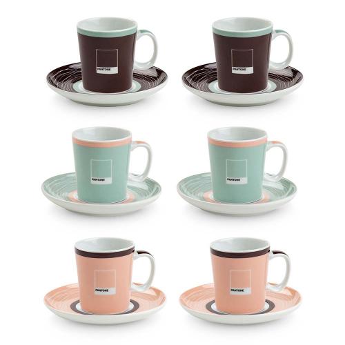 Set 6 Tazze Caffè Pantone Egan