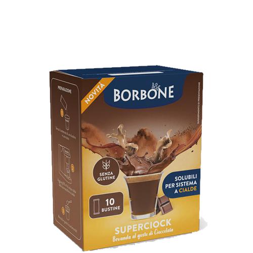 Bustine Solubili Superciock Caffe' Borbone confezione 10 Pz