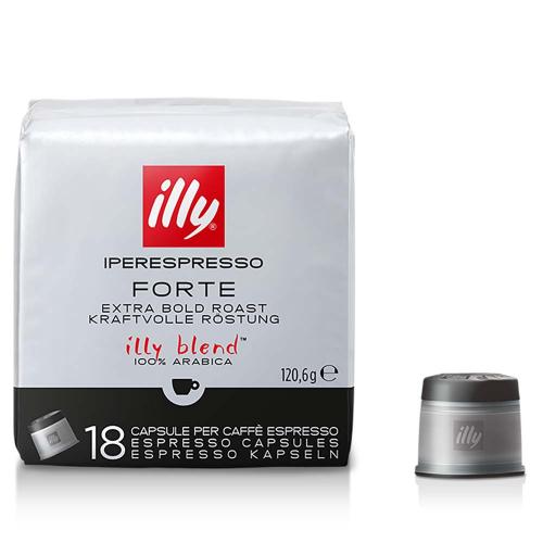 Capsule di Caffè Iperespresso Tostatura Forte Illy Confezione 18 pezzi