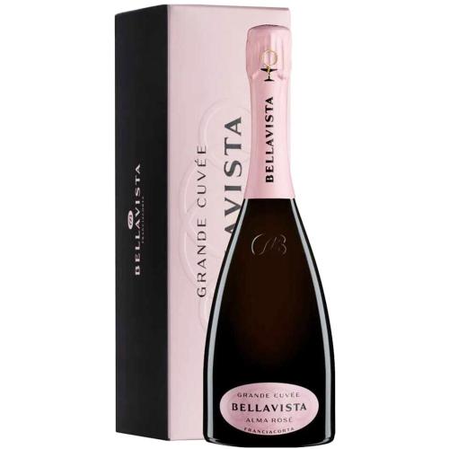 Franciacorta Brut Gran Cuvee Alma Rose' Bellavista in Astuccio