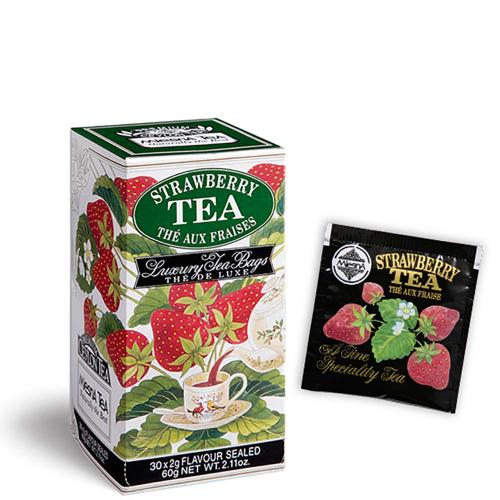 Tè The Strawberry Premium Ceylon Tea Mlesna Confezione 30 Filtri