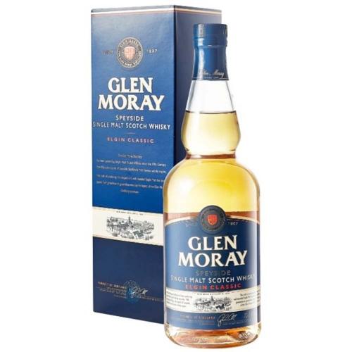 Whisky Single Malt Speyside Elgin Classic Glen Moray Distillery 70 Cl in Astuccio
