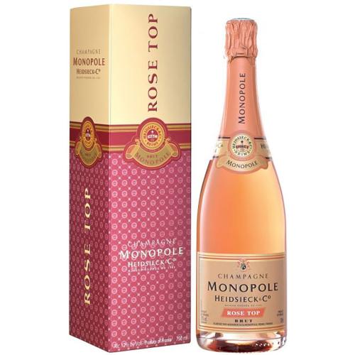 Champagne Brut Rosè Top Heidsieck Monopole in Astuccio