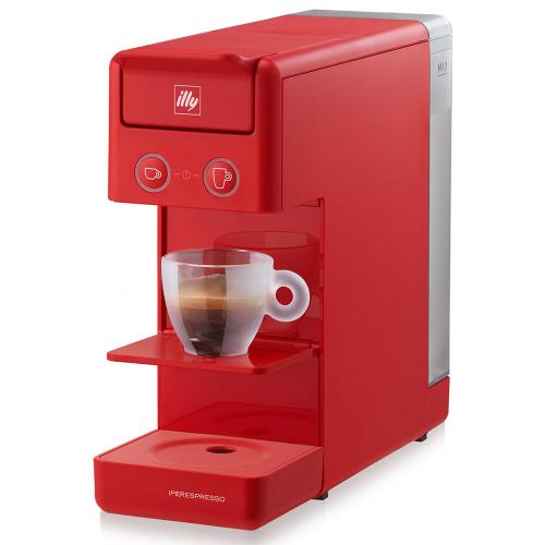 Macchina da Caffè a Capsule Y3 Iperespresso Illy Colore Rosso Red