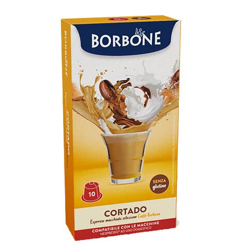 Capsule Respresso Cortado Caffè Macchiato Nespresso Borbone Confezione 10 Pz