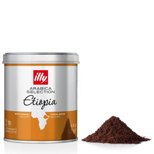 Caffè Espresso Macinato Monoarabica Etiopia Illy Barattolo Gr.125