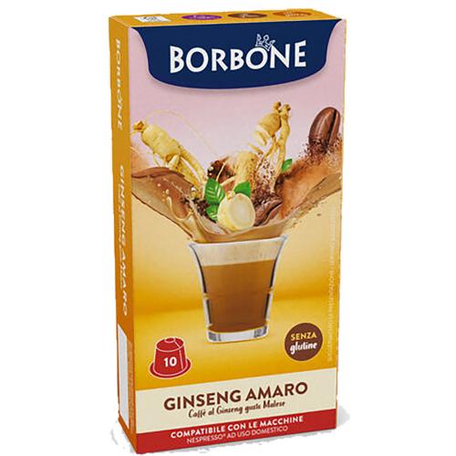 Capsule Respresso Caffè Ginseng Amaro x Nespresso Borbone Confezione 10 pz