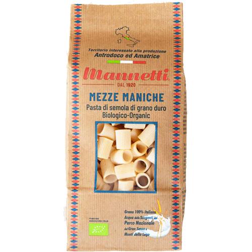 Mezze Maniche Bio Pastificio Mannetti Confezione 500 Gr