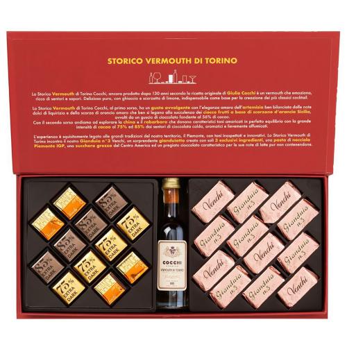 Confezione Chocolate & Wine Experience Vermouth Venchi 216 Gr