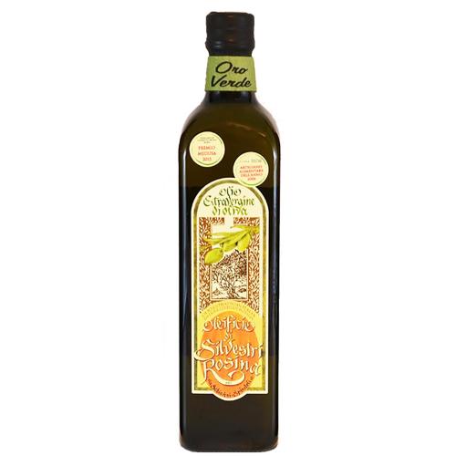 Olio Extra Vergine di Oliva Marasca ORO VERDE  (Gusto Fruttato) Oleificio Silvestri Rosina 75 Cl