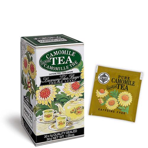 Tè Infuso Camomilla Senza Caffeina Camomile Premium Quality Tea Mlesna Confezione 30 Filtri