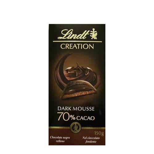 Tavoletta di Cioccolato Fondente con  doppio ripieno Mousse al cacao  Lindt 150 gr