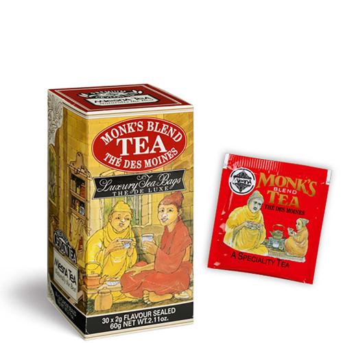 Tè The Monk's Blend Premium Ceylon Tea Mlesna Confezione 30 Filtri