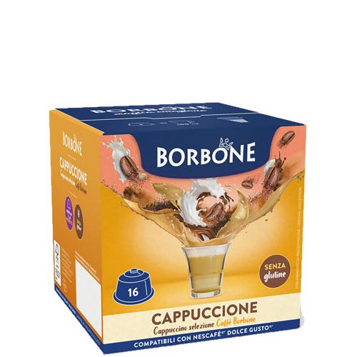 Capsule Dolce Gusto Caffè Cappuccione Coffee Borbone Confezione 16 pz