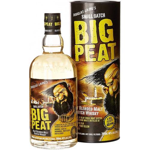 Whisky Scotch Islay Blended Malt Small Batch Douglas Laing Big Peat 70 Cl in Tubo