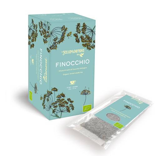 Infuso Bio di SEMI DI FINOCCHIO Regina di Fiori 15 Filtri da 4 Gr.