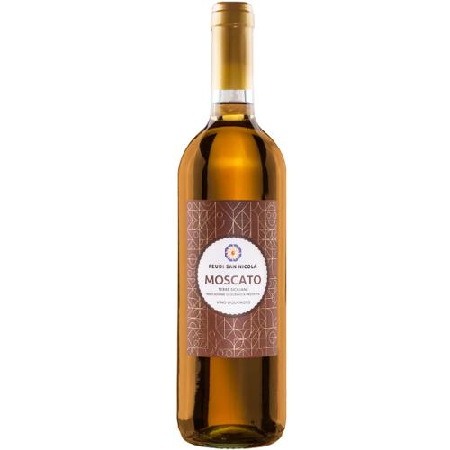 Moscato Sicilia Liquoroso Feudi San Nicola Tenuta Gorghi Tondi 75 Cl