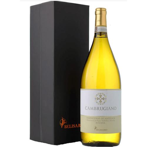 Verdicchio di Matelica Cambrugiano Riserva Belisario 2018 Magnum 1,5 Lt in Astuccio