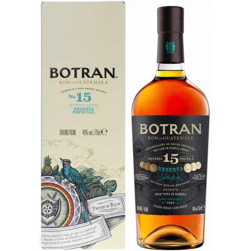 Rum Ron de Guatemala Anejo Reserva Solera 15 Anni Botran 70 Cl in Astuccio